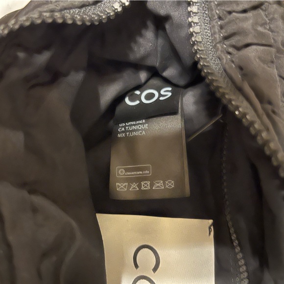 NWOT COS Women's Black Quilted Mini Bag - Picture 3 of 3